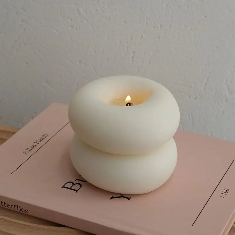 Aurello Donut Aromatherapy Candle Smokeless Home Decor