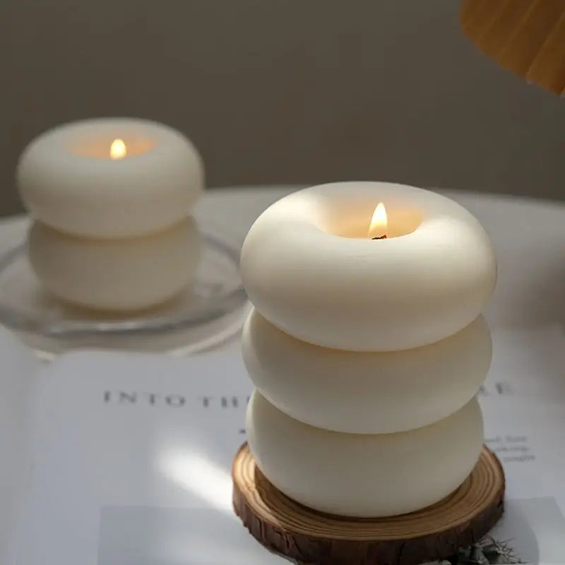 Aurello Donut Aromatherapy Candle Smokeless Home Decor