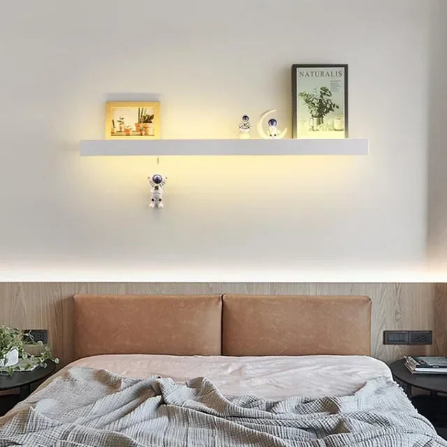 Mirelle | LED Wall Lamp With Night Shelf For Bedroom