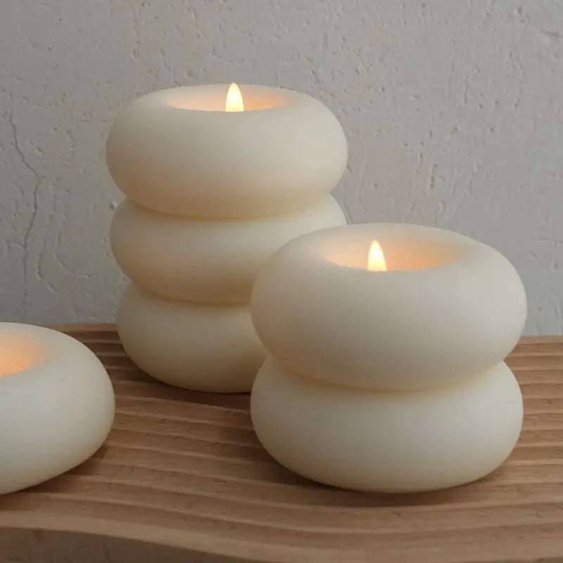 Aurello Donut Aromatherapy Candle Smokeless Home Decor