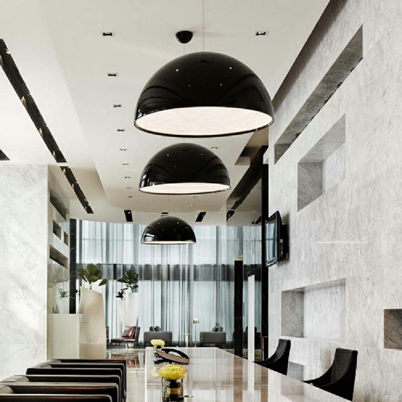 Novaro LED Pendant Lamp Minimalist Italian Resin And Glass