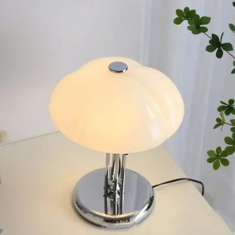 Aurelian | Modern Medieval Pumpkin LED Bedside Lamp