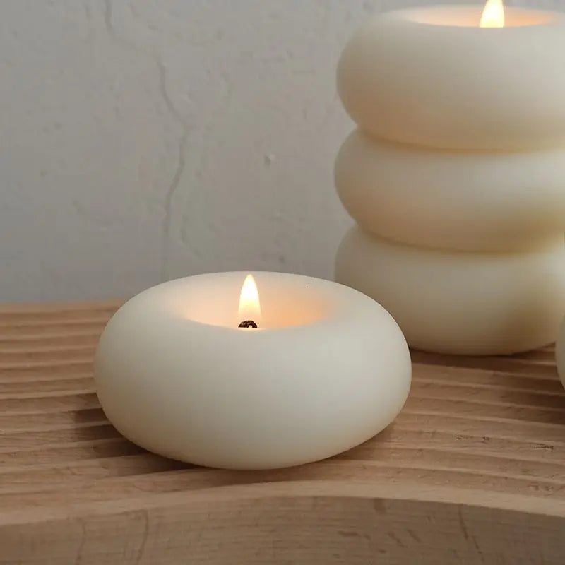 Aurello Donut Aromatherapy Candle Smokeless Home Decor