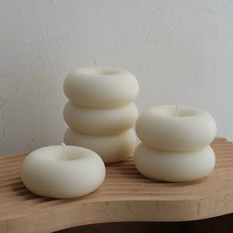 Aurello Donut Aromatherapy Candle Smokeless Home Decor