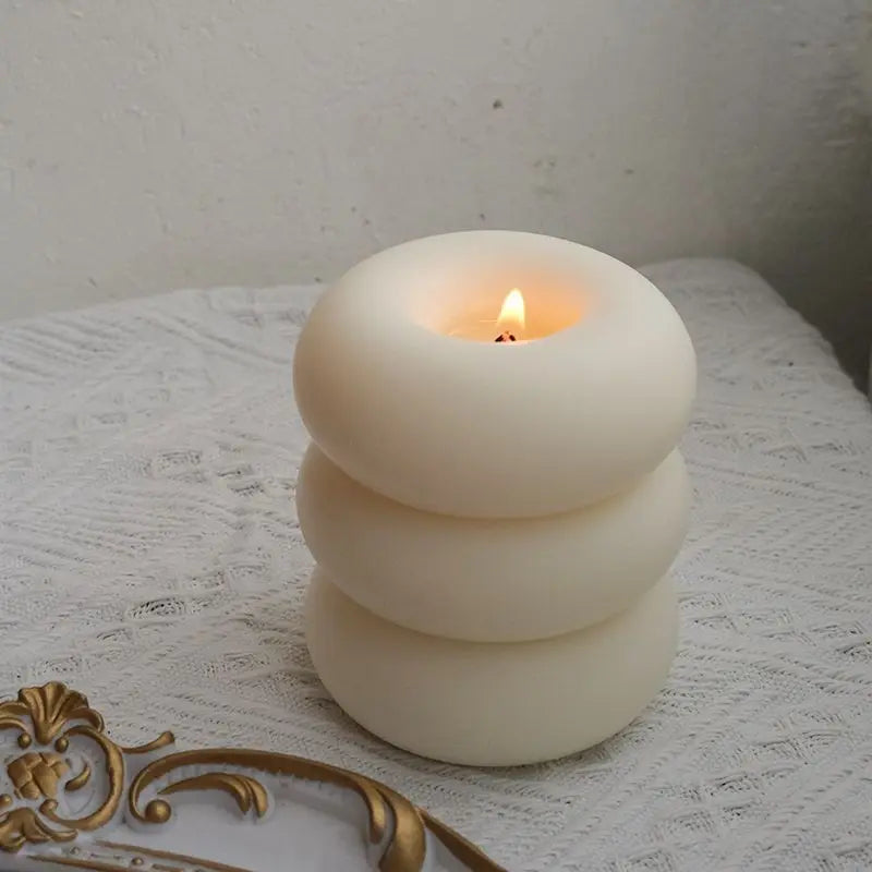 Aurello Donut Aromatherapy Candle Smokeless Home Decor
