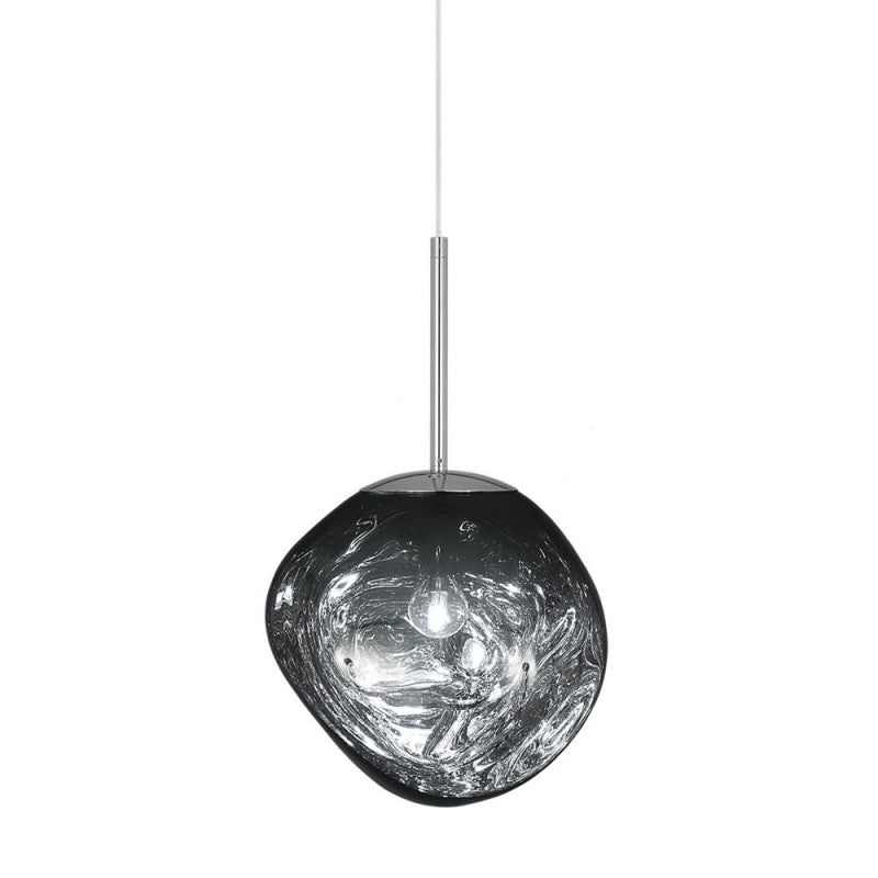 Alvara Elegant Melted Glass Pendant Lamp For Interiors